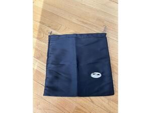 Fendi Black Dust Bag with Metal Logo Plate